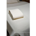 Cobertura tecida da cama branca de Hote do Waffle do poliéster do algodão 50% de 50%